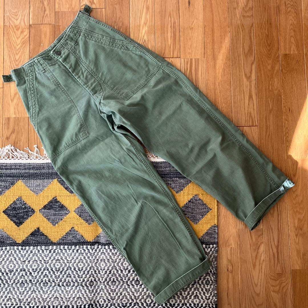 U.S.ARMY ベイカーパンツ　OG107 コットンサテン50年代small