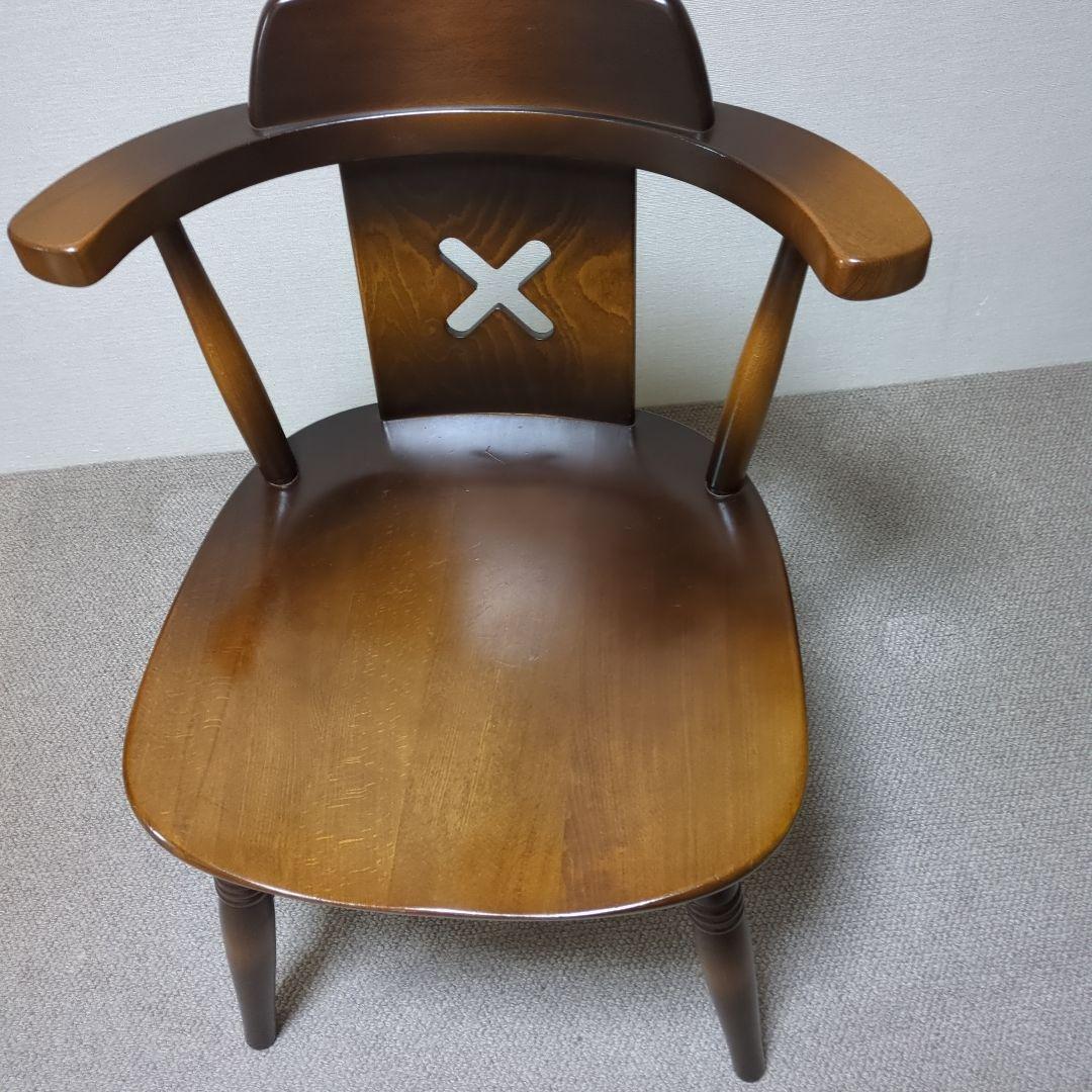 ブラウン 木製 ダイニングチェア