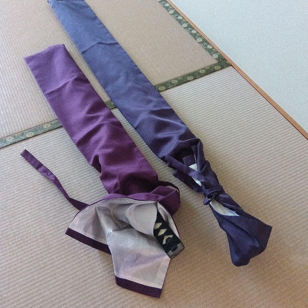 二刀流　大刀小刀セット　海鼠鍔　模造刀　宮本武蔵イメージの刀