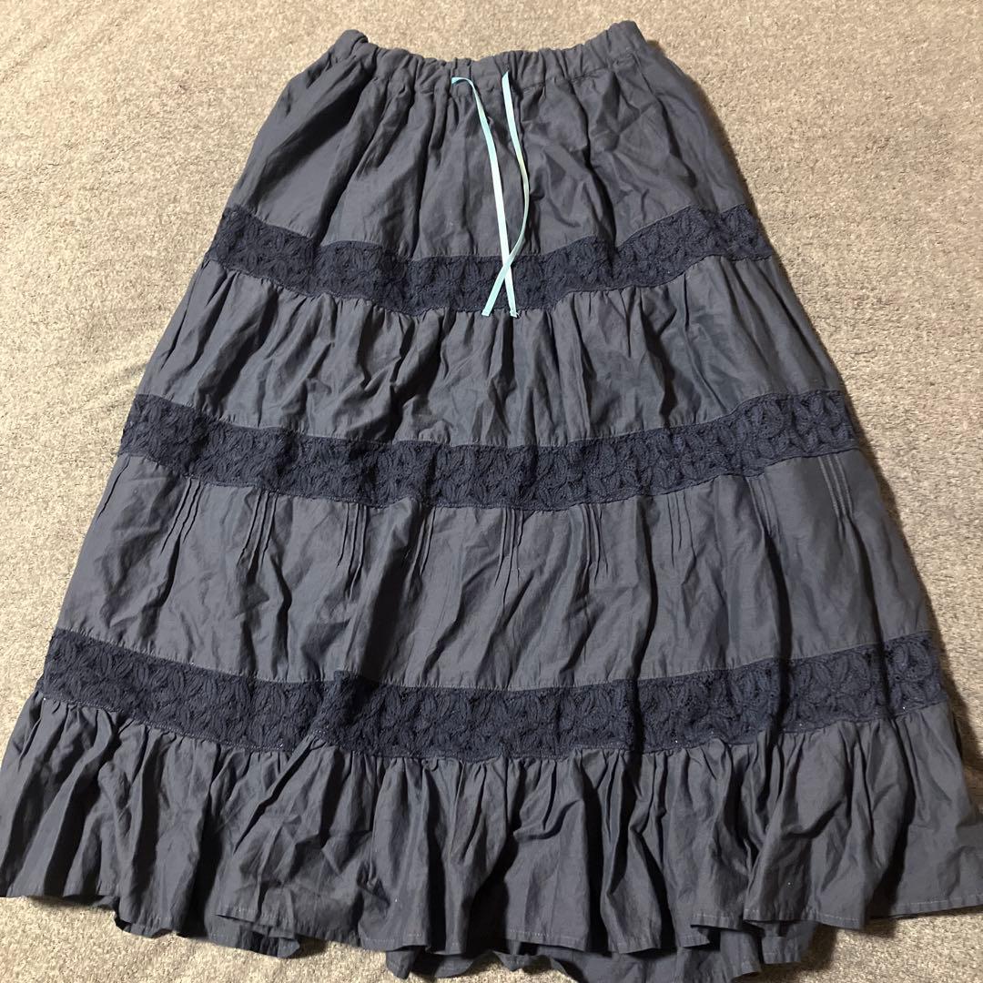 デニムダンガリー 02 ティアードスカート