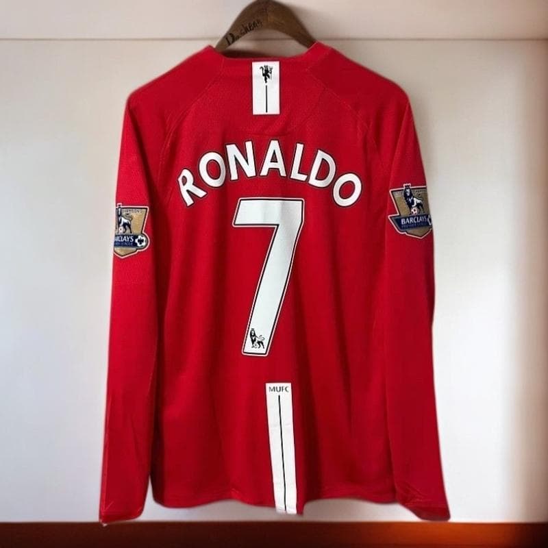07-08 マンチェスター・ユナイテッド 長袖 シャツ ロナウド 7番