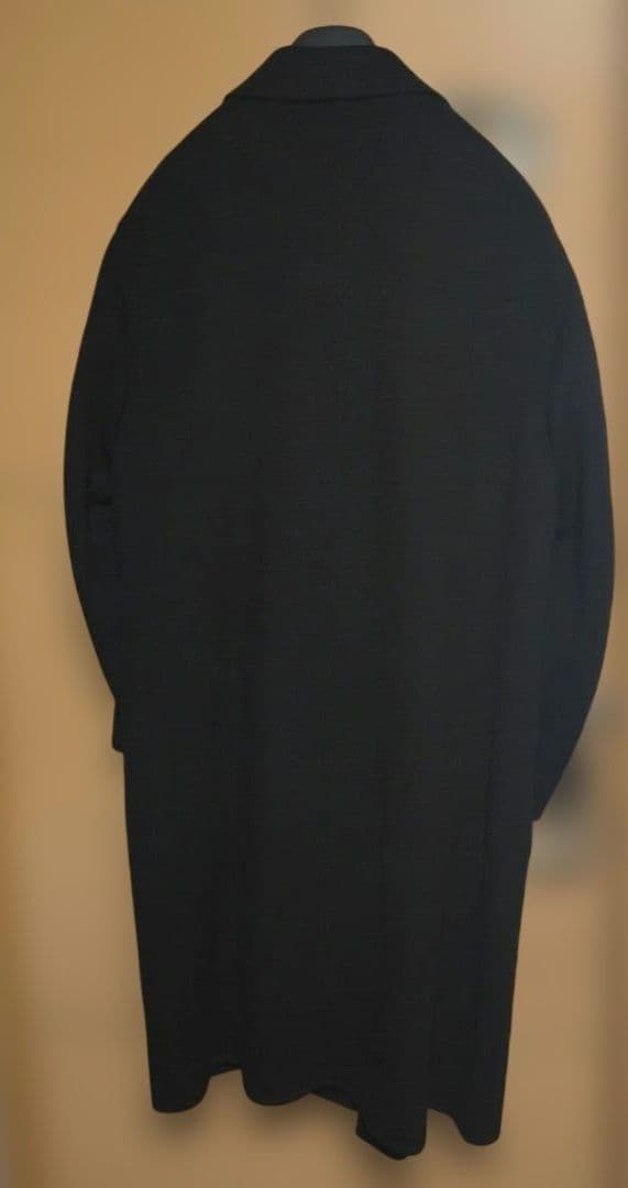 UNIQLO+J カシミヤブレンドオーバーサイズチェスターコート　ブラック　S