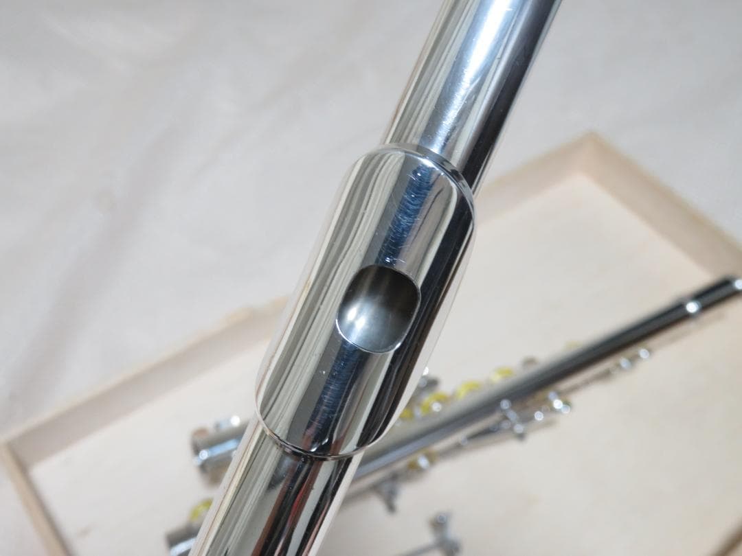 全タンポ＆ヘッド・コルク交換済　フルート　YAMAHA　YFL-22S　銀メッキ