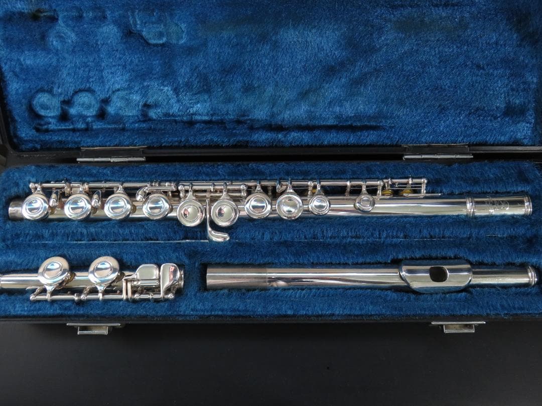 全タンポ＆ヘッド・コルク交換済　フルート　YAMAHA　YFL-22S　銀メッキ
