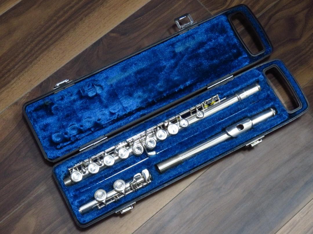 全タンポ＆ヘッド・コルク交換済　フルート　YAMAHA　YFL-22S　銀メッキ