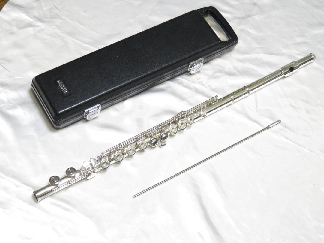 全タンポ＆ヘッド・コルク交換済　フルート　YAMAHA　YFL-22S　銀メッキ