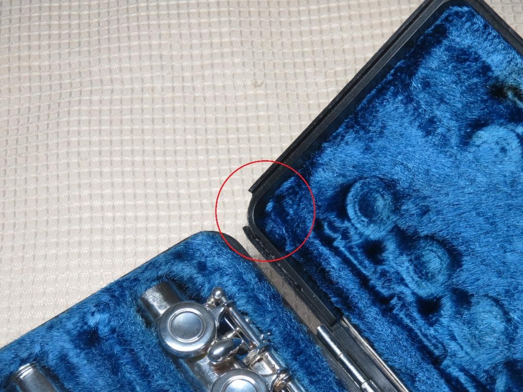 全タンポ＆ヘッド・コルク交換済　フルート　YAMAHA　YFL-22S　銀メッキ