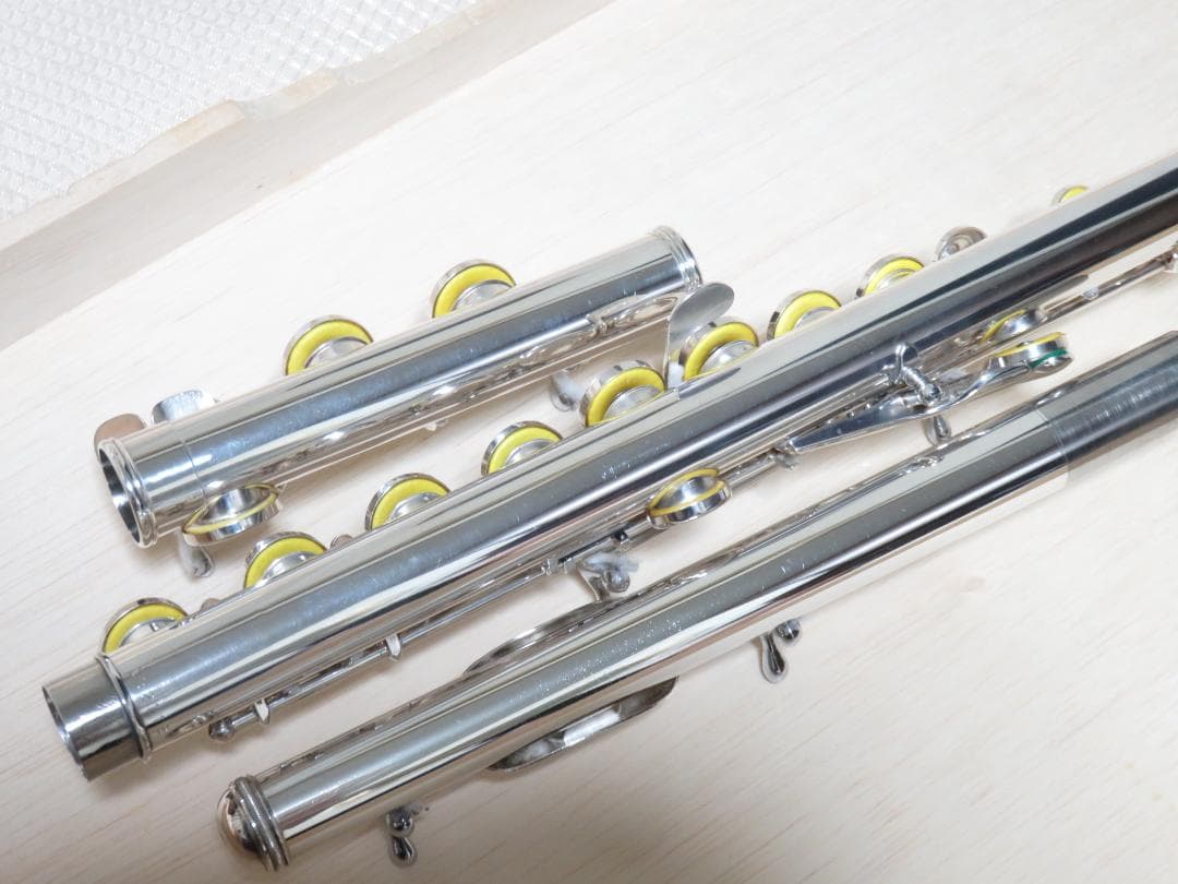 全タンポ＆ヘッド・コルク交換済　フルート　YAMAHA　YFL-22S　銀メッキ