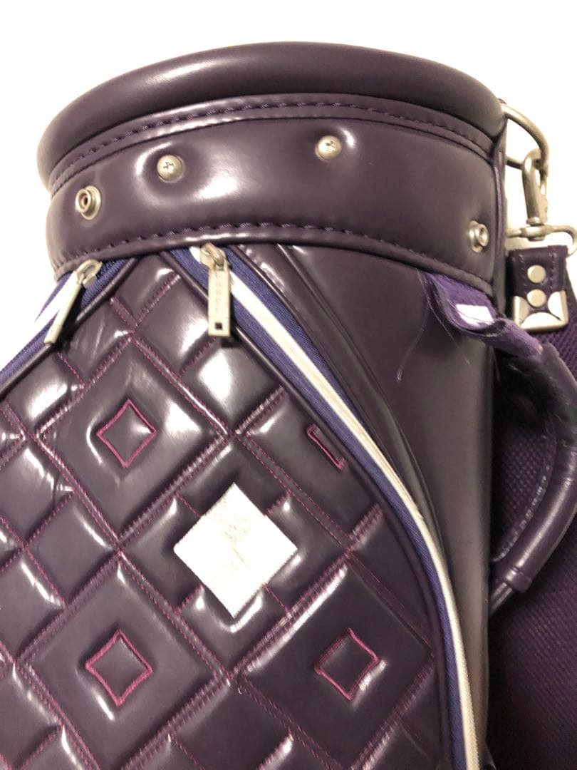 【送料込み】廃盤希少レア　ONOFF オノフゴルフキャディバッグバープル8.5型