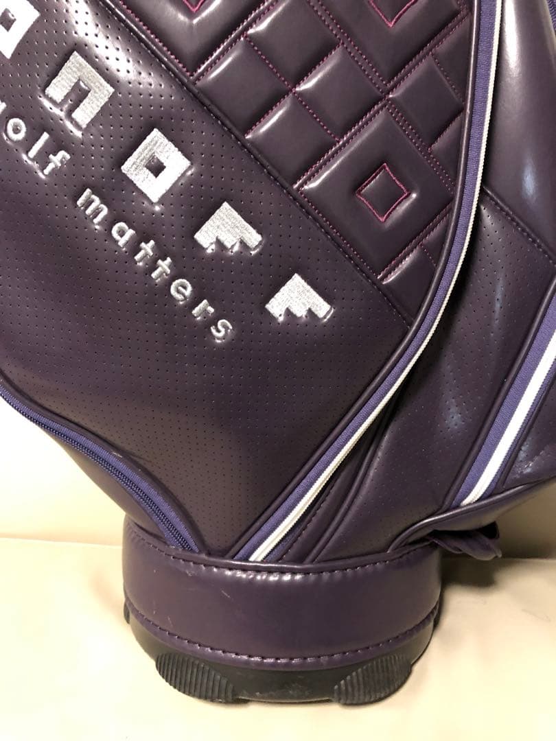 【送料込み】廃盤希少レア　ONOFF オノフゴルフキャディバッグバープル8.5型