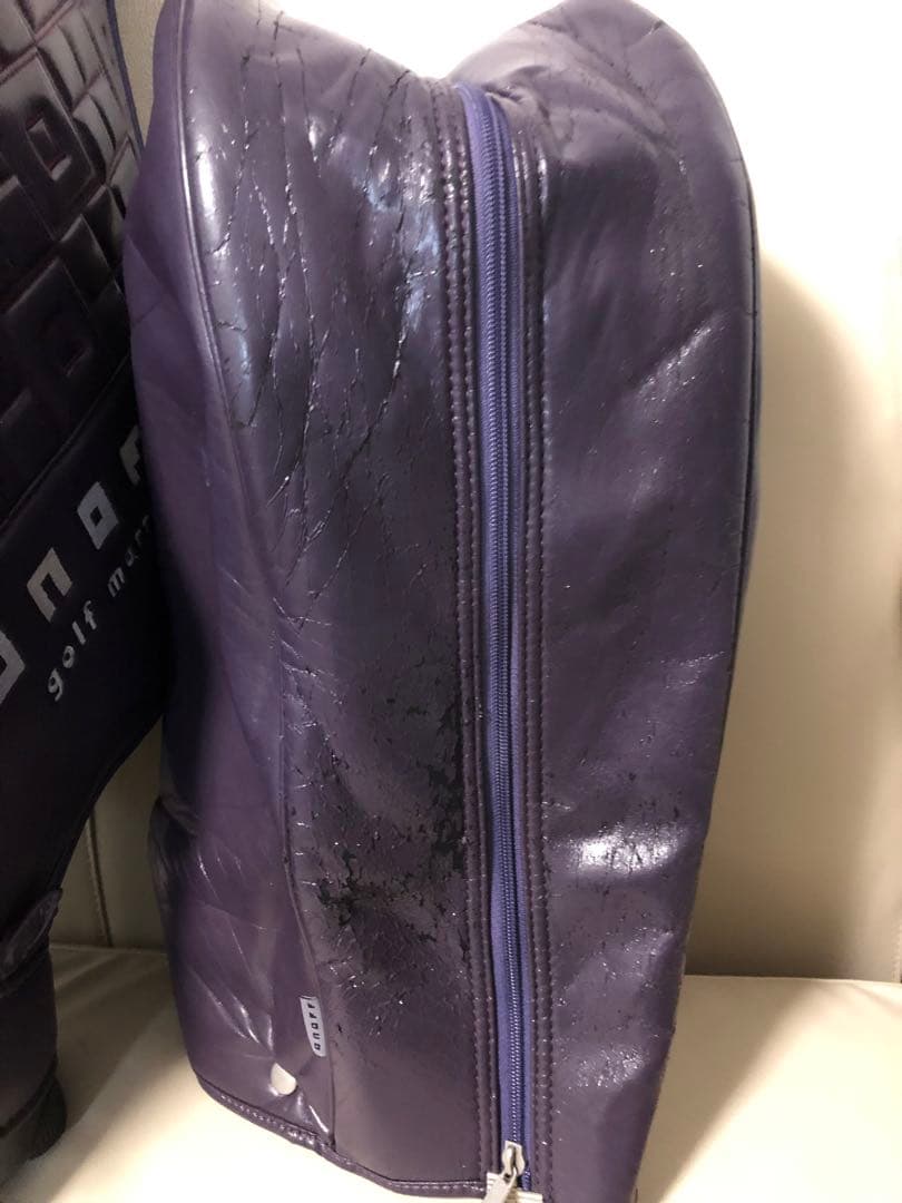 【送料込み】廃盤希少レア　ONOFF オノフゴルフキャディバッグバープル8.5型