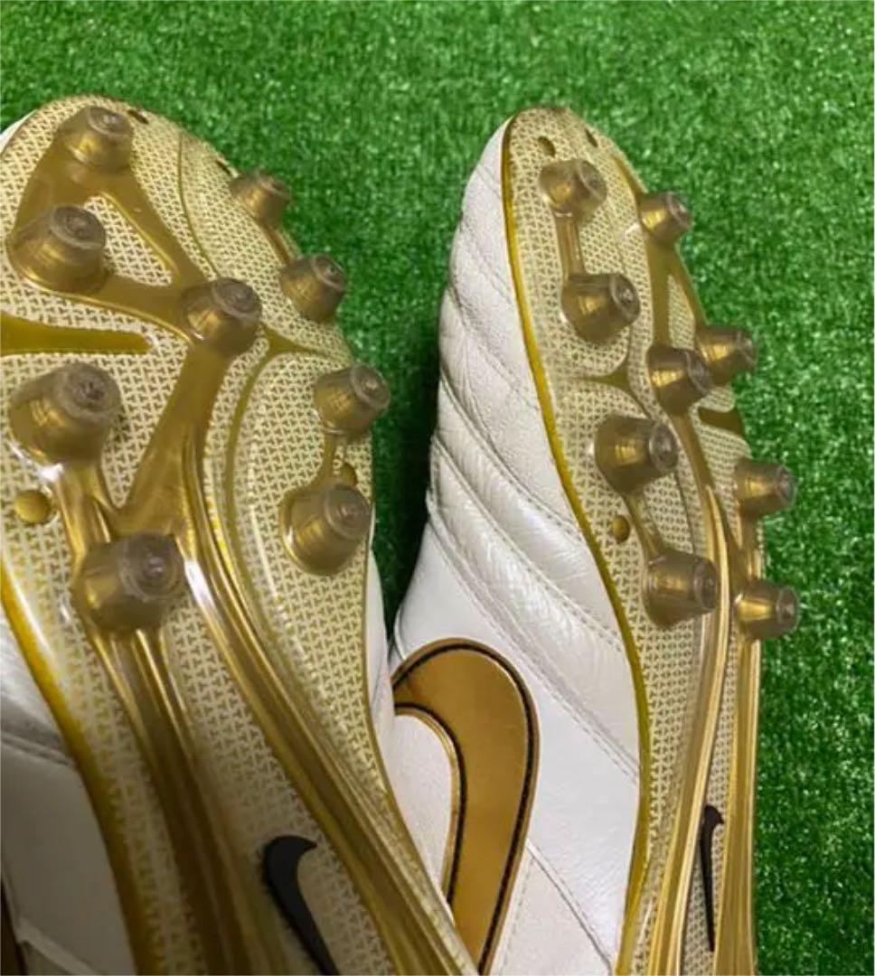 ロナウジーニョモデル】サッカースパイクナイキティエンポ 本革 激レア