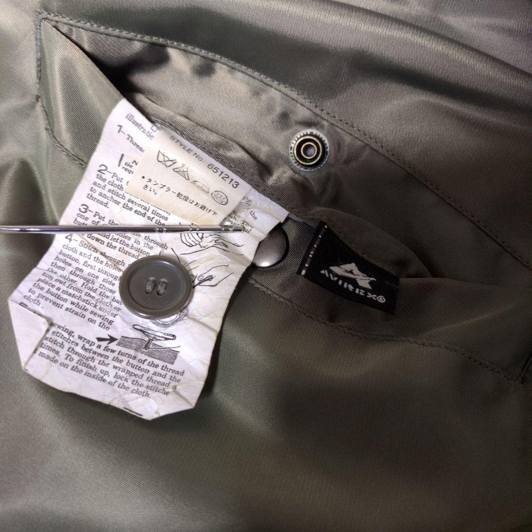 希少モデル✨AVIREX N-2B RED DRAGON ワッペン L カーキ