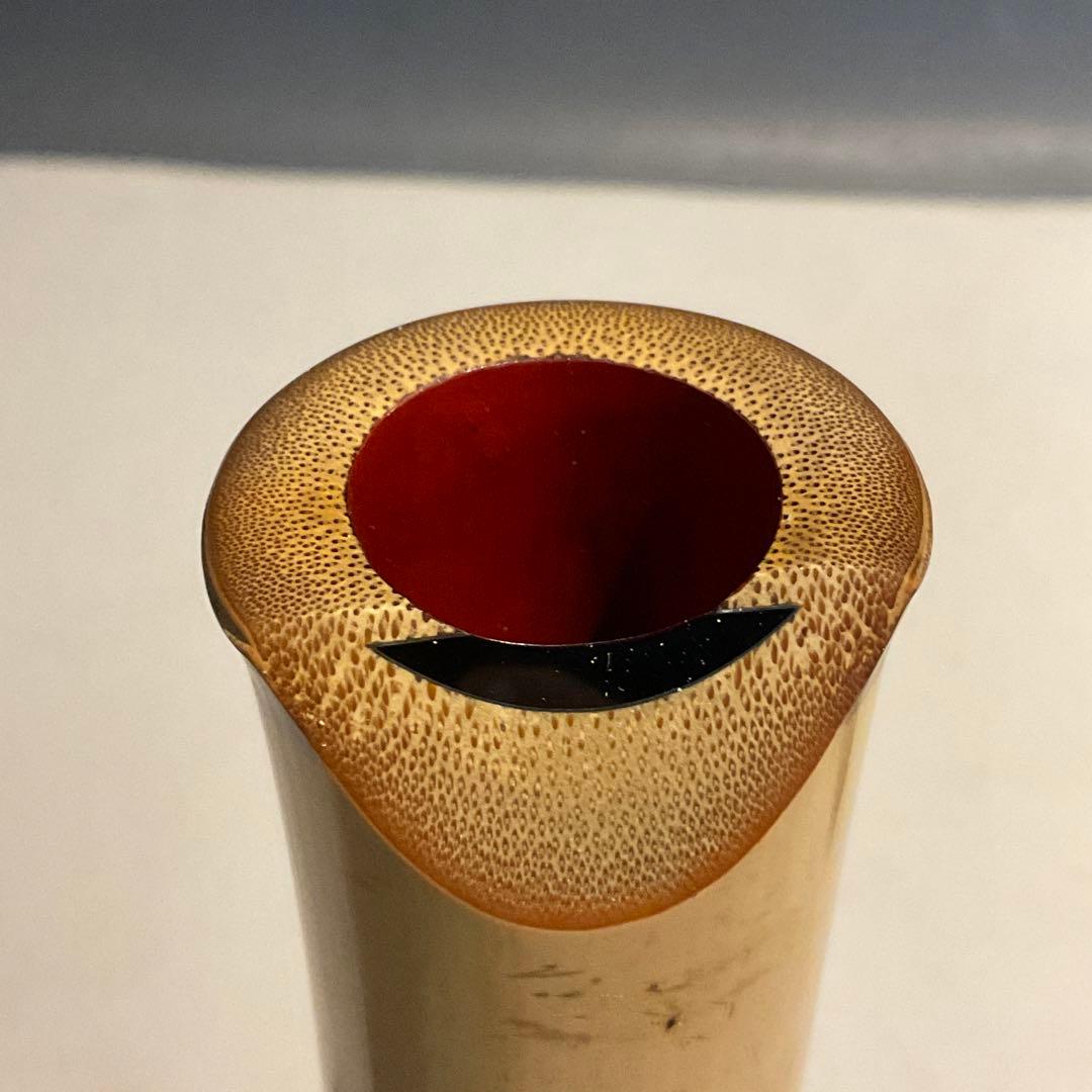 3111701M 極上 尺八 名工鹿山銘 完品 一尺六寸 歌口バチ型の通販はau
