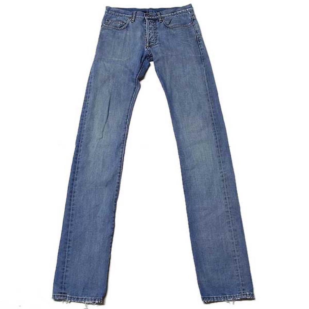 【DIOR HOMME】ヴィンテージ ダメージスリム デニムパンツ