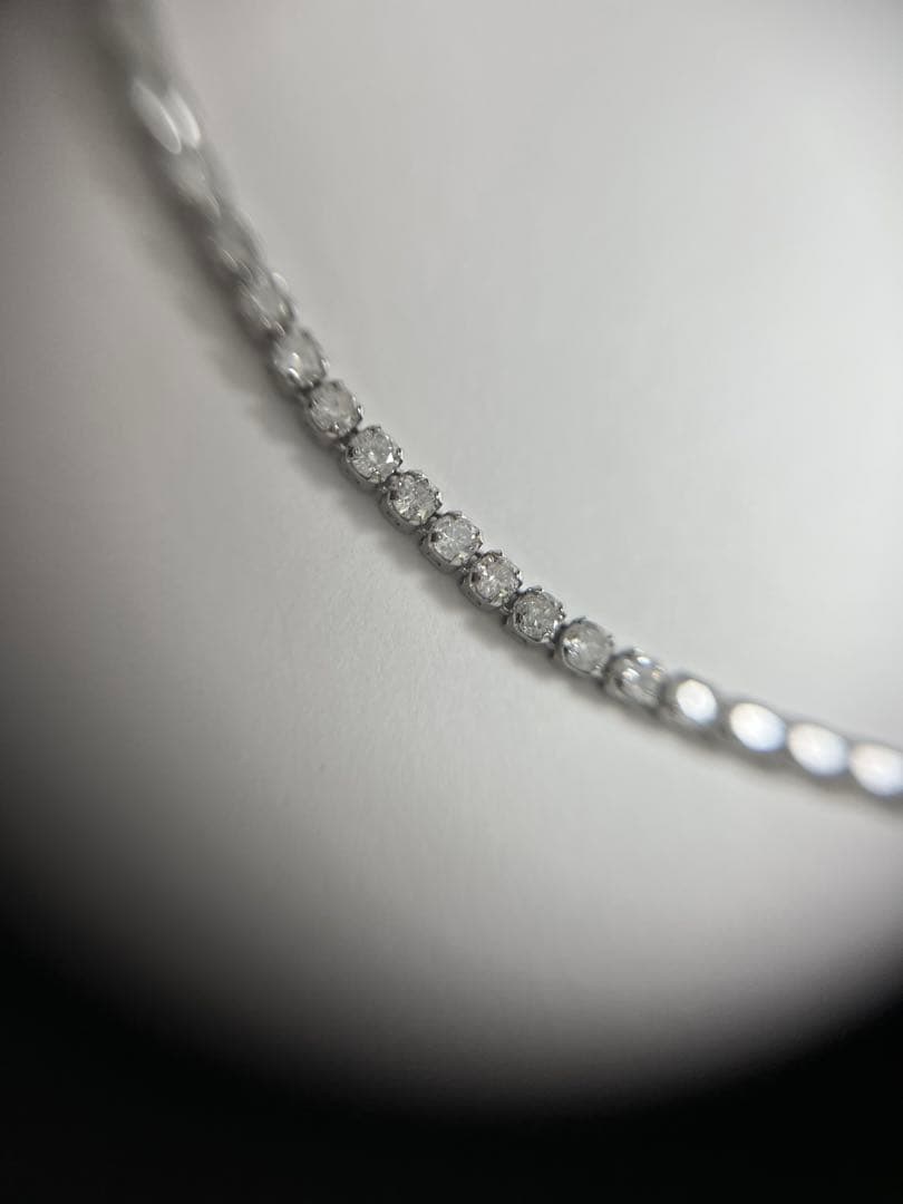 PT900/850 プラチナ ダイアモンド1CT ブレスレット