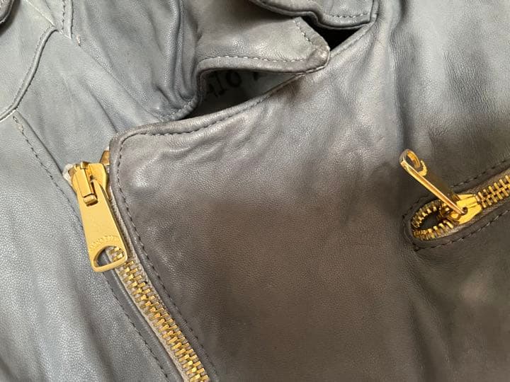 定価20万円❣️ GiorgioBrato レザージャケット　風合加工