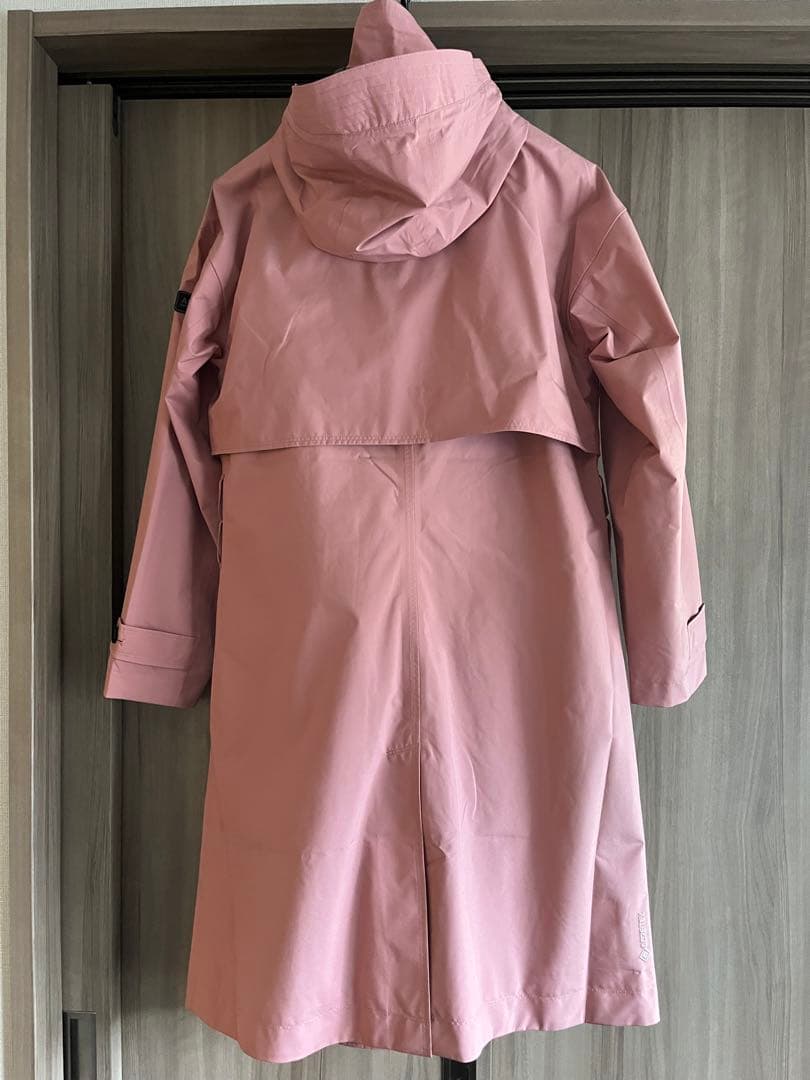 AIGLE GORE-TEXピンク ダブルブレスト レインコート