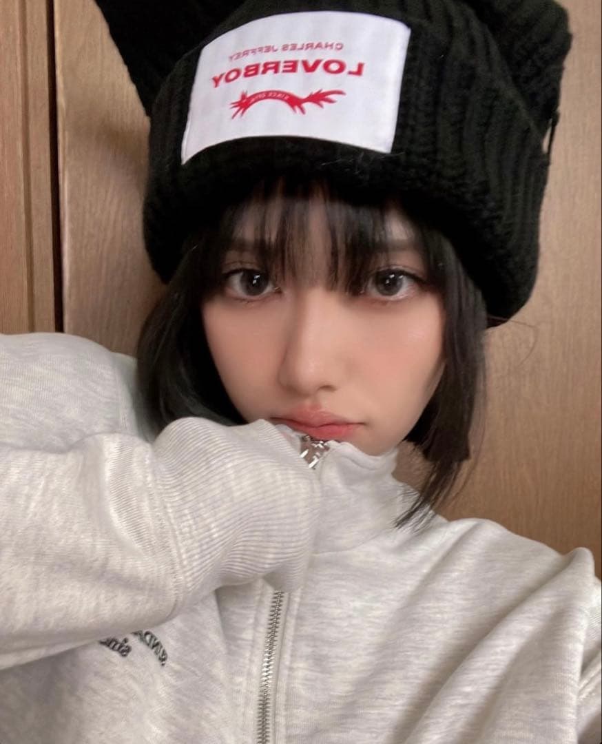 Charles Jeffrey LOVERBOY ニット帽 黒【男女兼用】