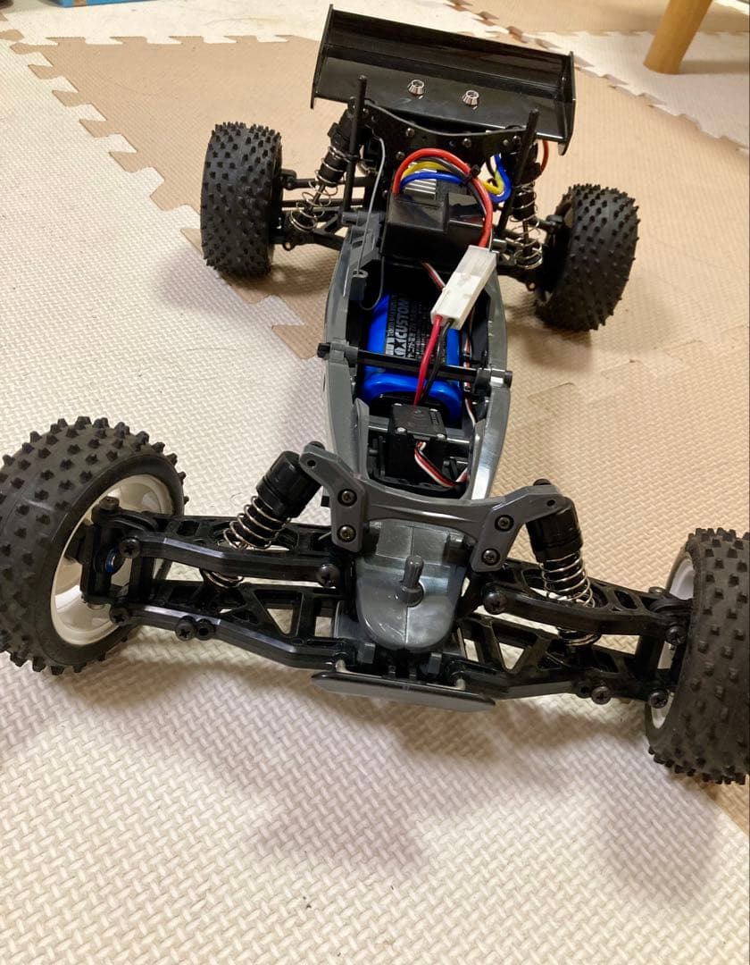 タミヤDT-03二駆バギーフルセット 前後DT-04ナックル（前六角ハブ）化