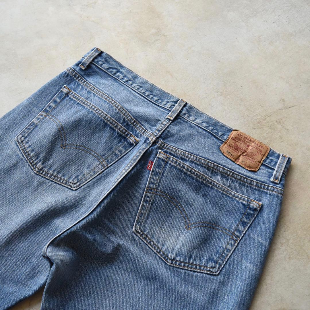 90s Levis リーバイス501 デニム ジーンズ USA製 W38 L30