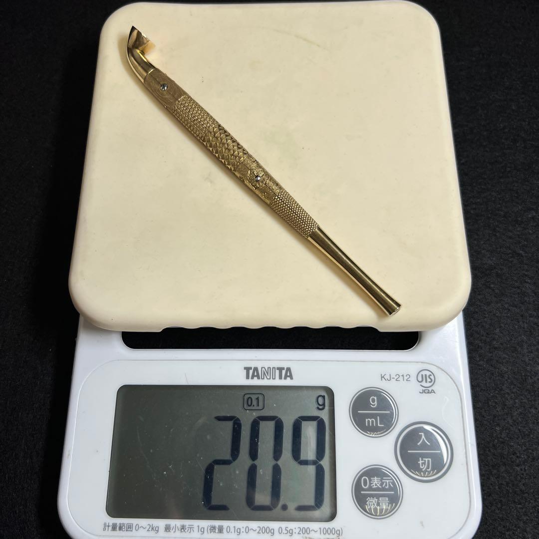 時代　極上手　金煙管　20.9g/13.7㎝　東Y8-0109☆2Fトトヒサ