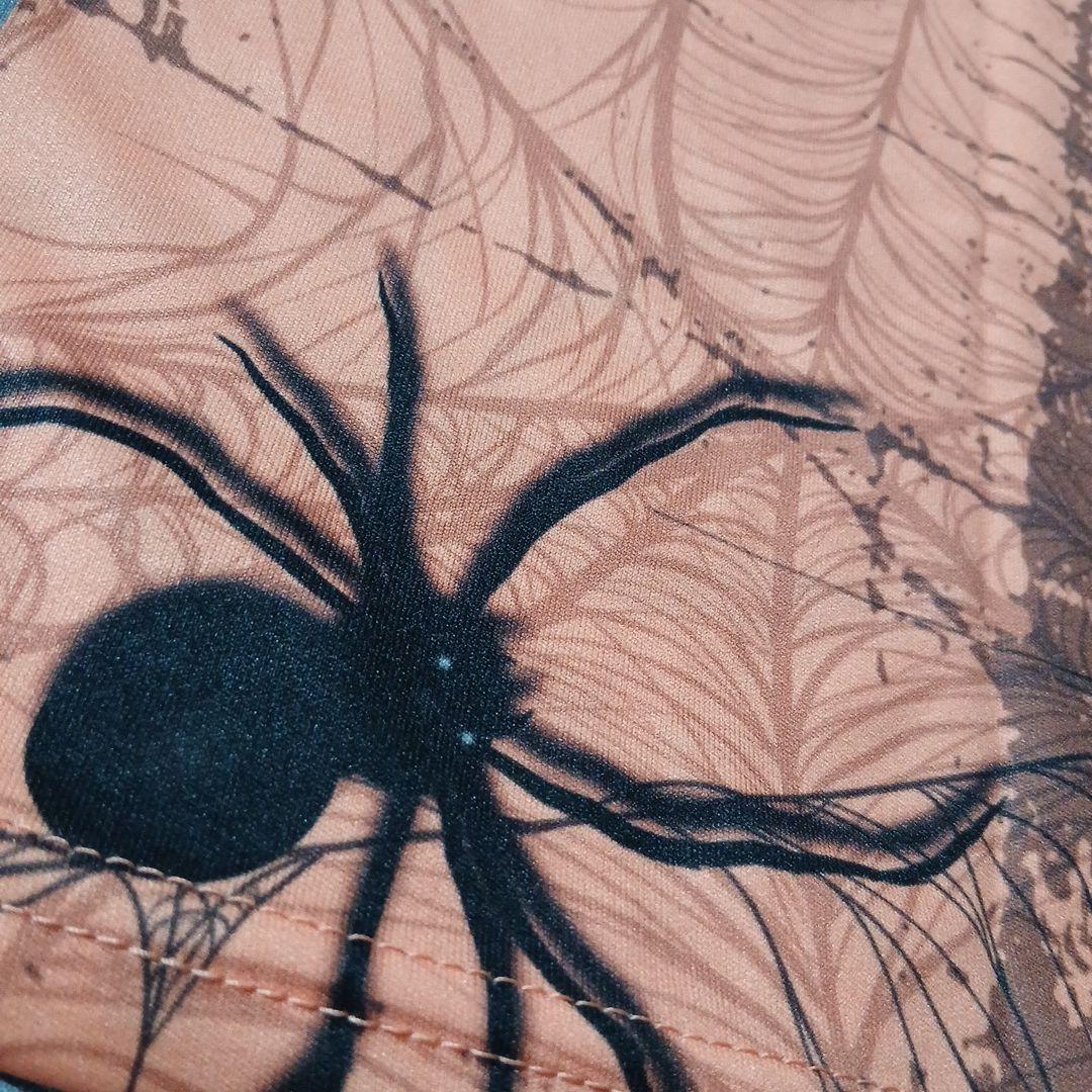 日本未発売　ボウリングウェア　ブラックウィドー　オレンジ　サイズL　スパイダー