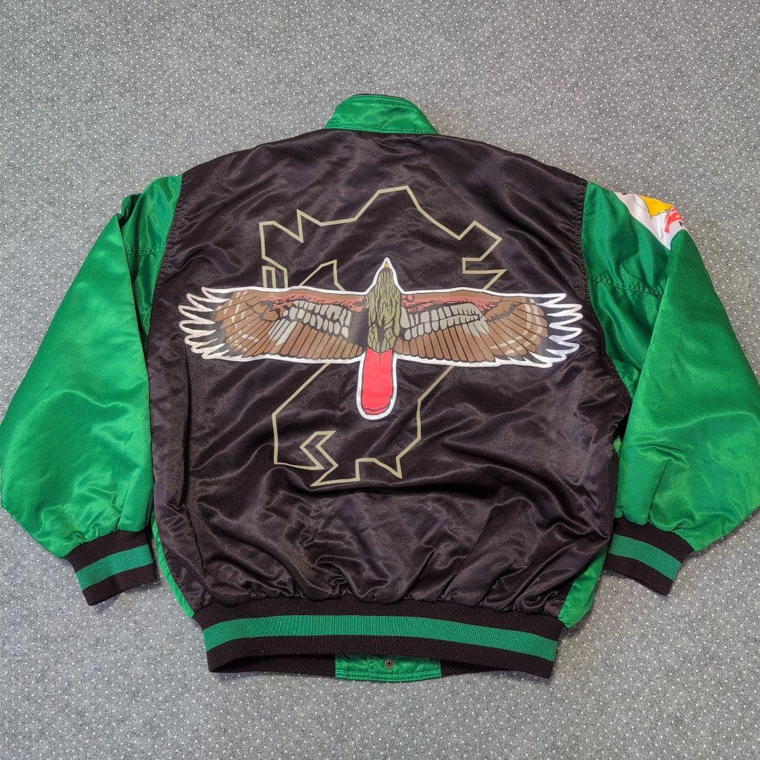 希少レア 福岡ダイエーホークス スタジャン 日本製 グリーン XL 美品