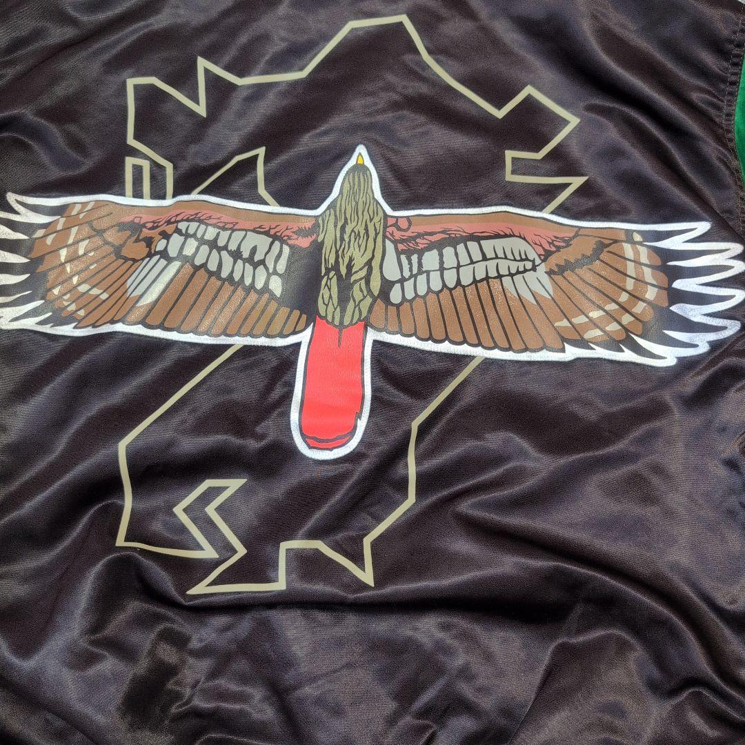 希少レア 福岡ダイエーホークス スタジャン 日本製 グリーン XL 美品