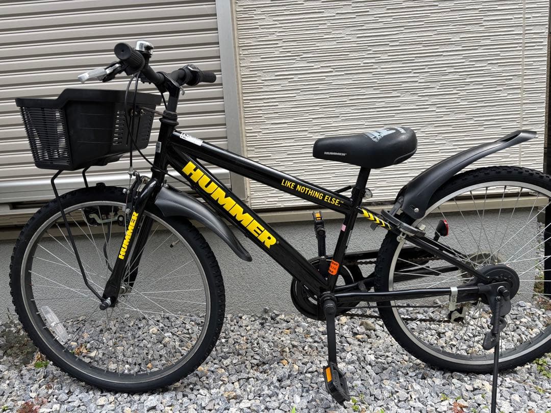 HUMMER ジュニア自転車 黒 24インチ