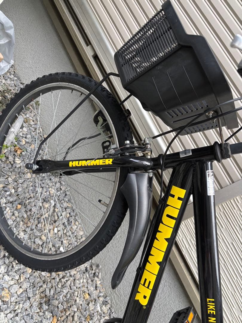 HUMMER ジュニア自転車 黒 24インチ