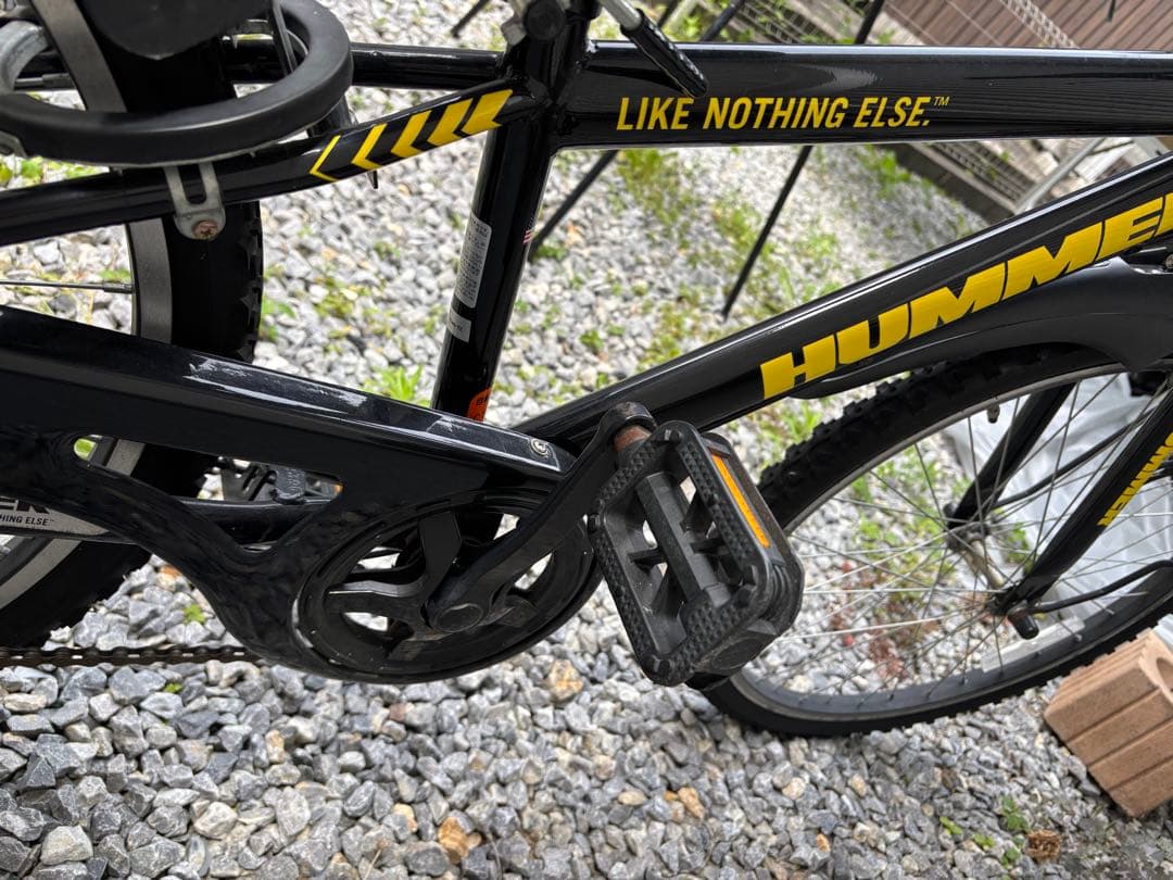 HUMMER ジュニア自転車 黒 24インチ