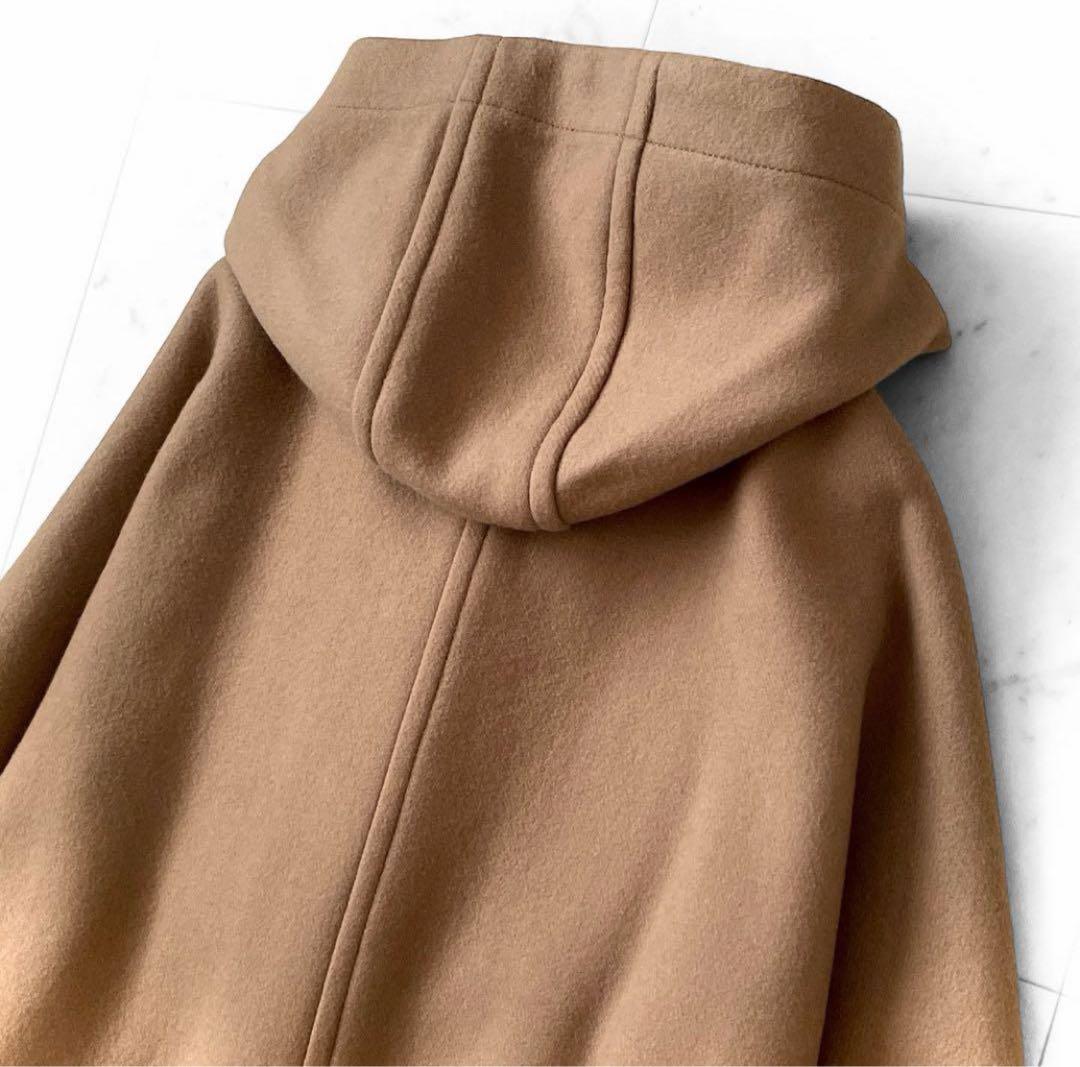 極美品 フレームワーク 23AW メルトン ダッフル ポンチョコート