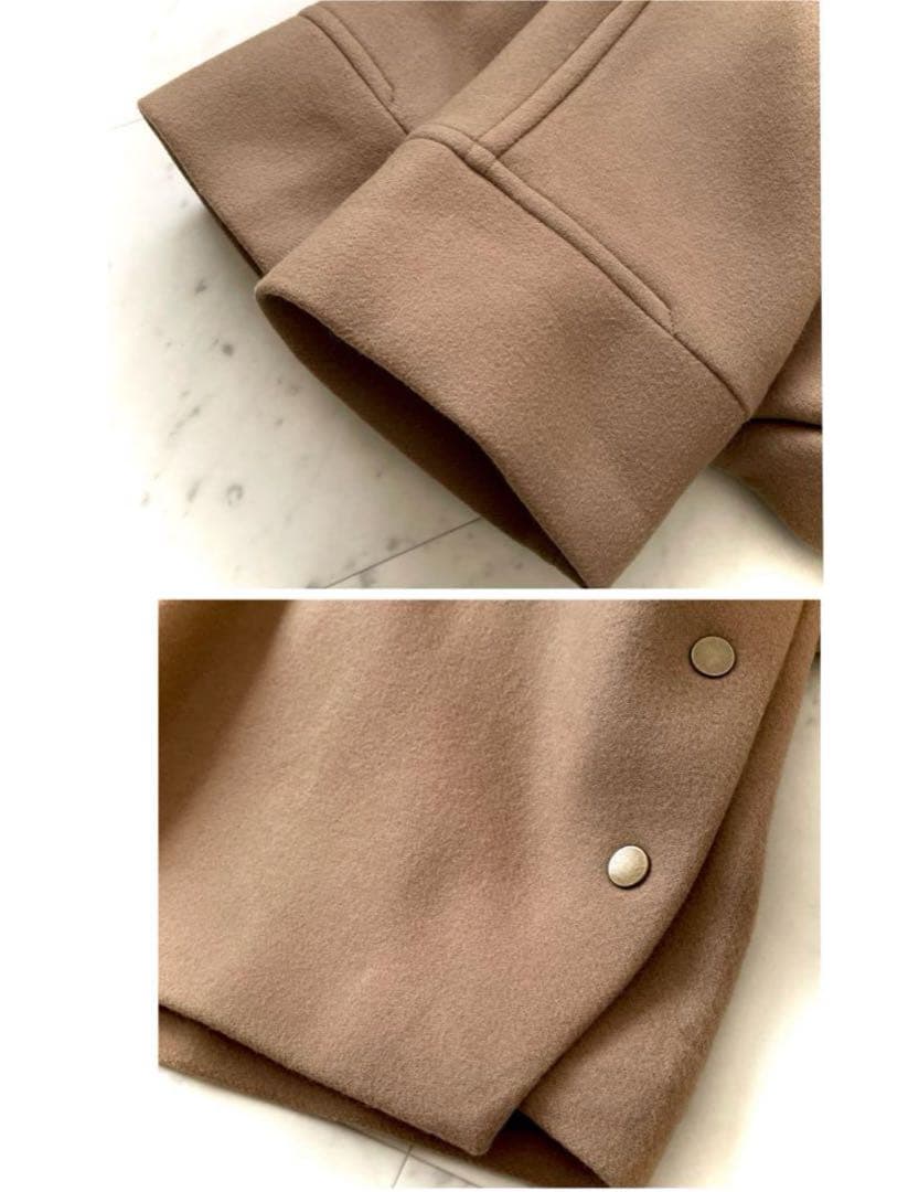 極美品 フレームワーク 23AW メルトン ダッフル ポンチョコート