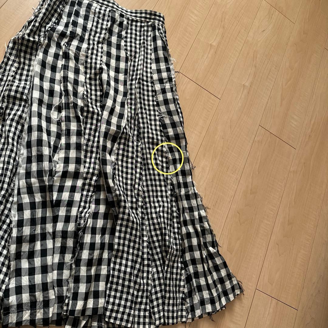 tricot COMME des GARÇONS ギンガムチェックスカート