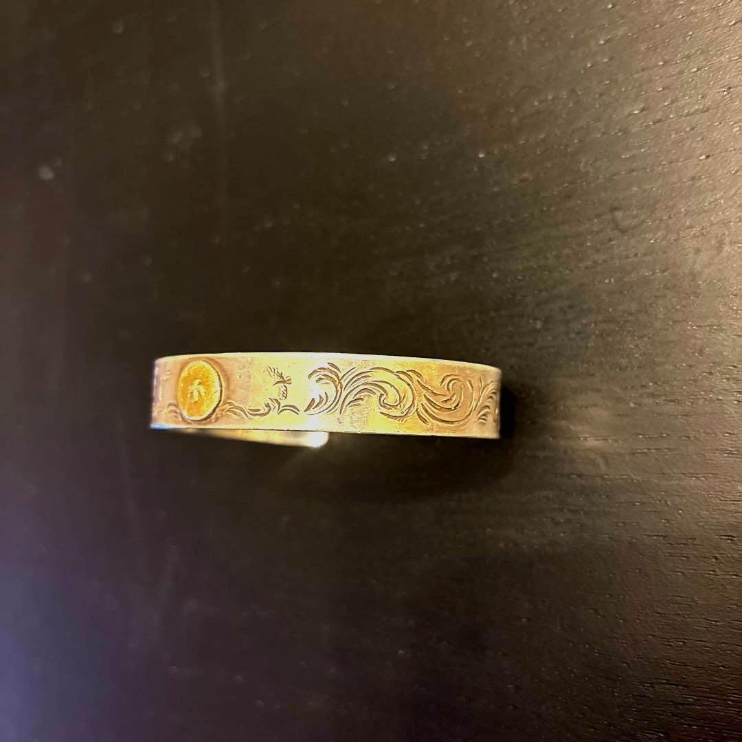 一点物ゴローズgro'sオールドOLD唐草ブレス エンド掘り太陽 - メルカリ