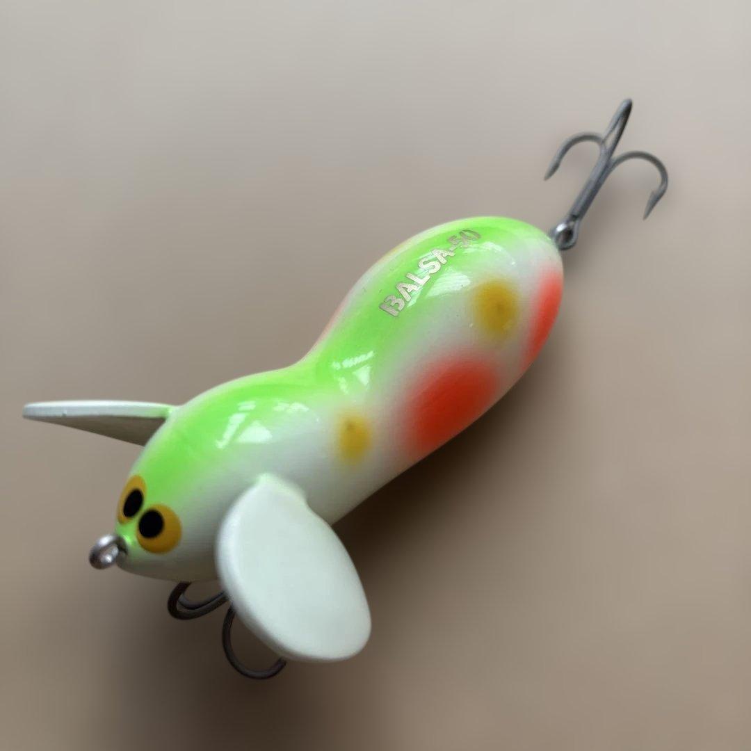 【希少】バルサ50ラージマウス ●未使用品 A.Aoshlma サイン入り