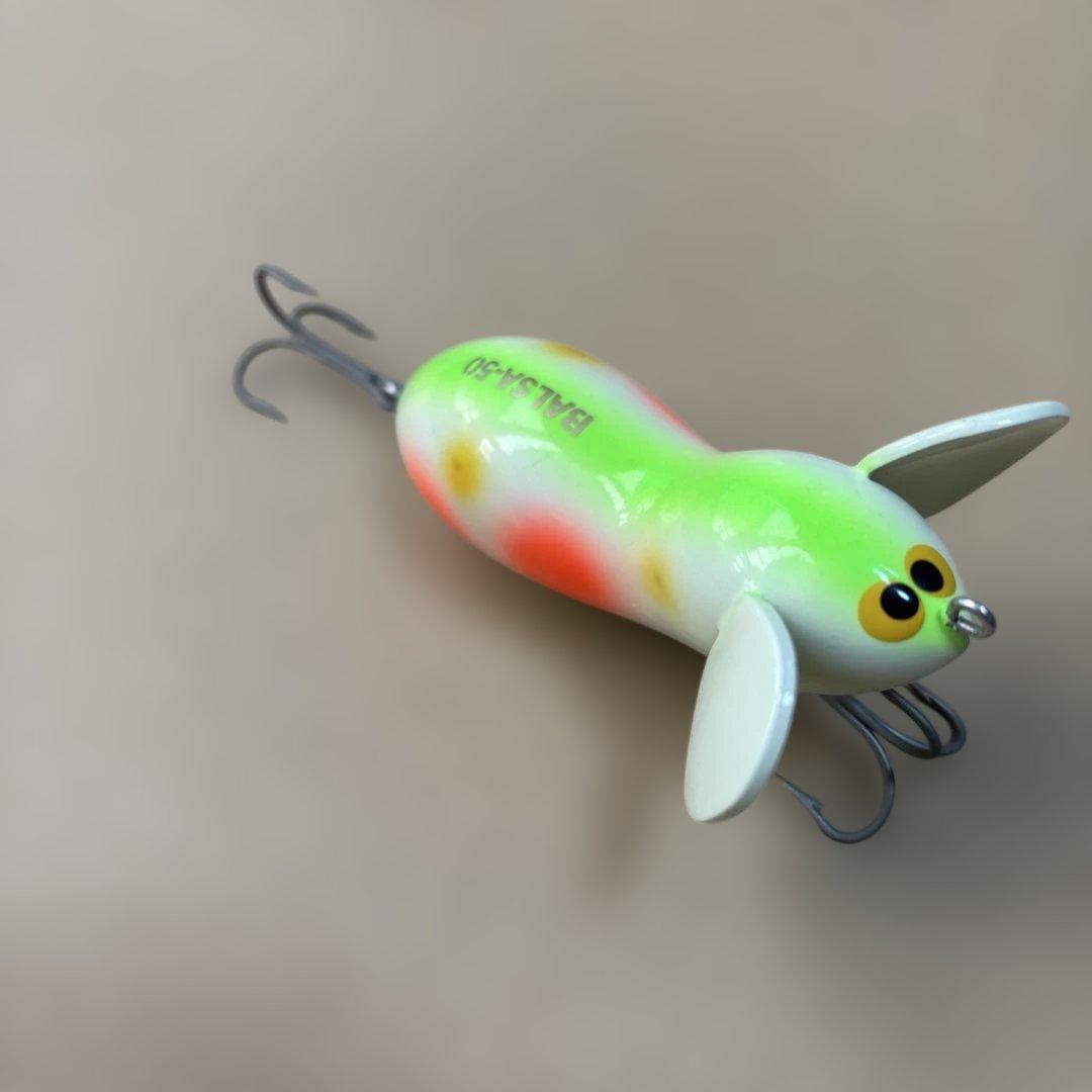 【希少】バルサ50ラージマウス ●未使用品 A.Aoshlma サイン入り