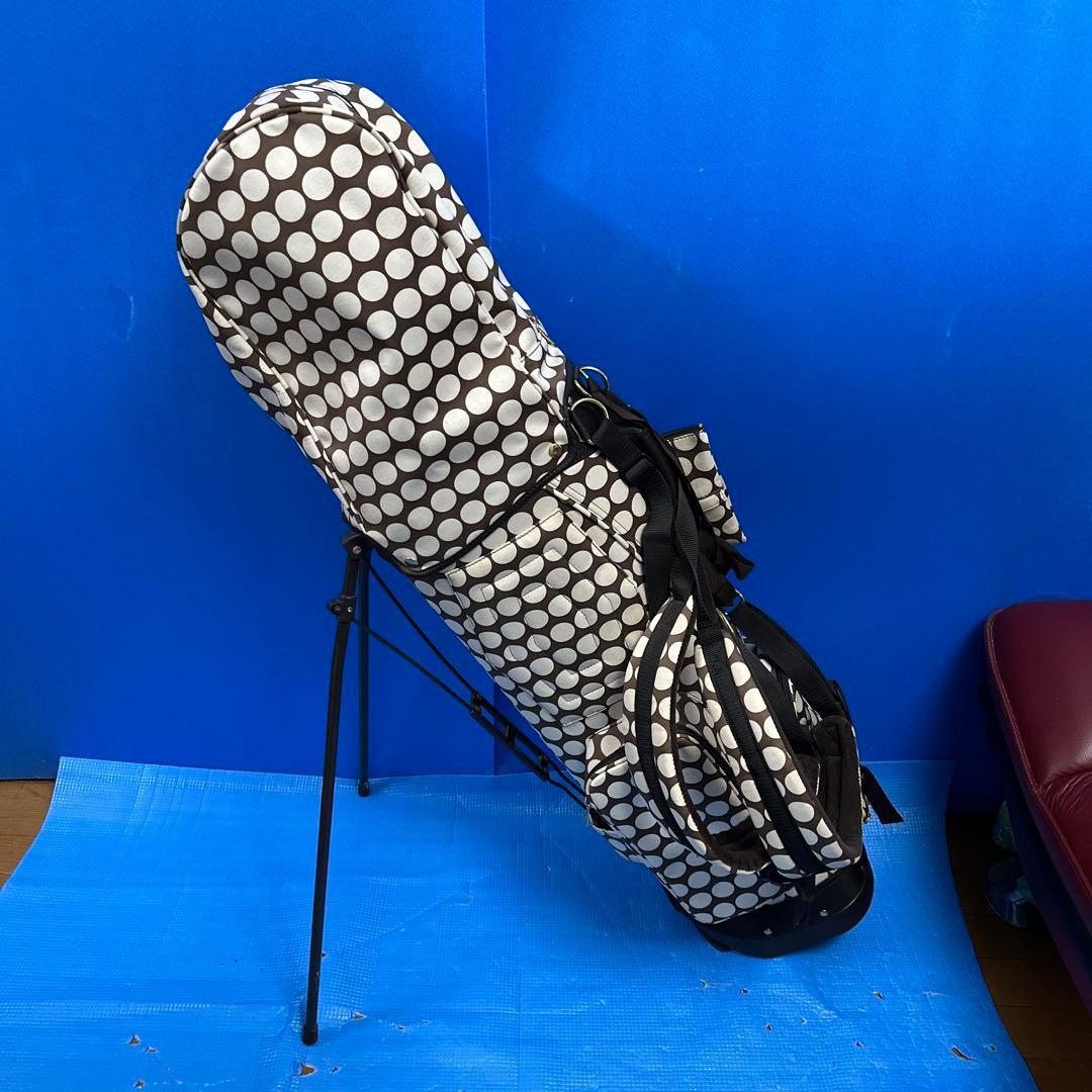 Keri水玉模様 ゴルフキャディバッグ美品週末値下げ中