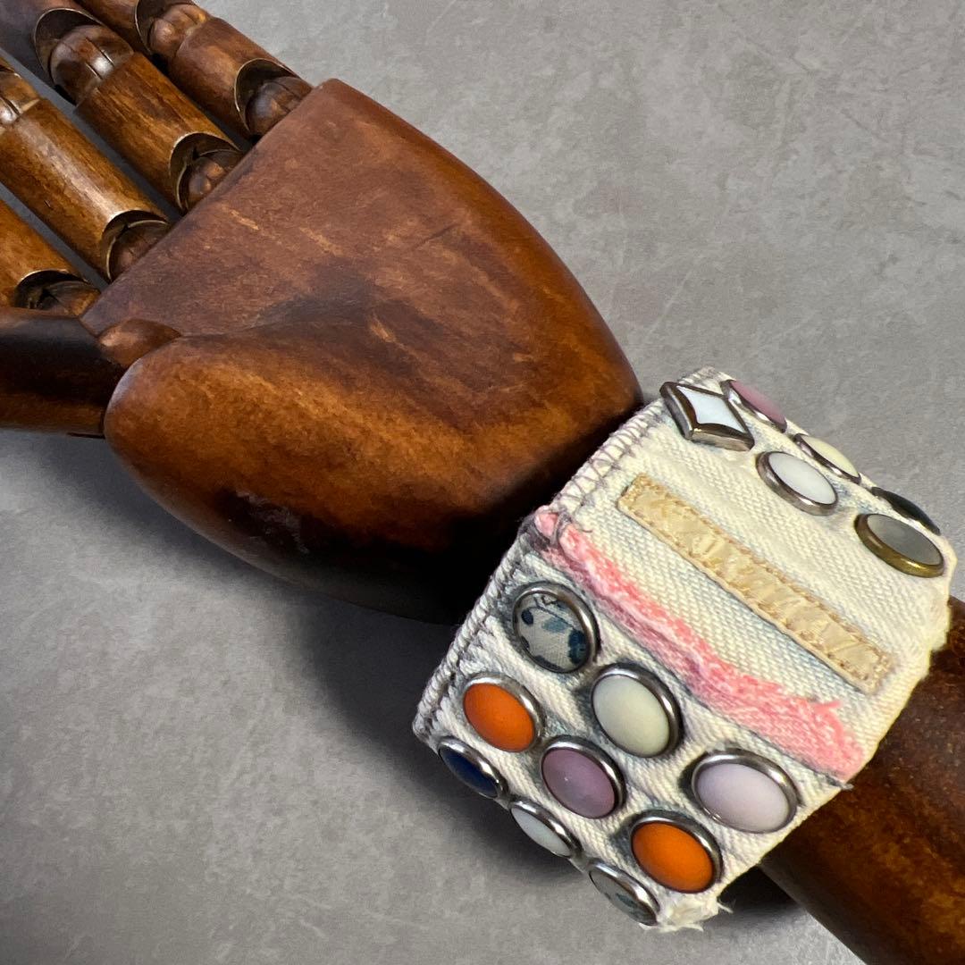 KAPITAL ブレスレット リストバンド デニム