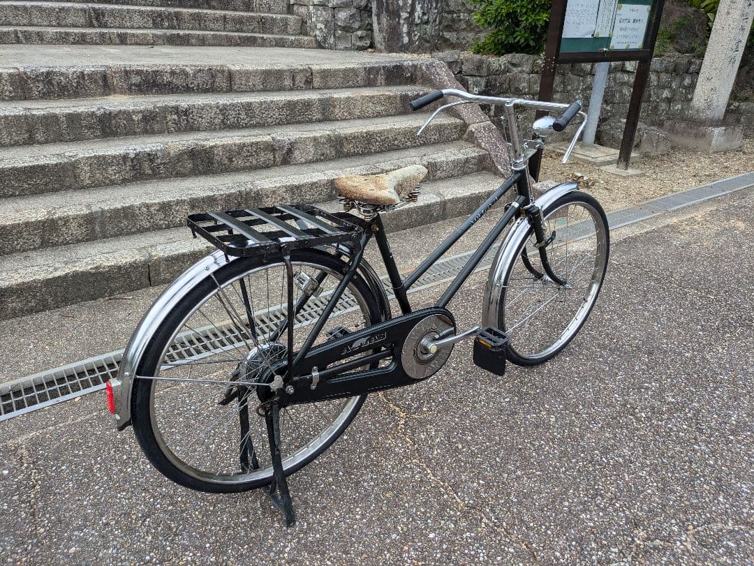 美品 丸石 実用車 昭和 レトロ 自転車 - メルカリ