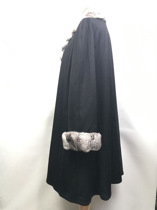 WALTER PELLACCI PUGLIELLI ケープ カシミヤ100% カシミヤ100％ 毛皮