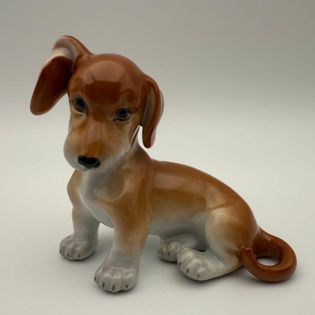 ■美品■ アウガルテン 犬 フィギュリン ダックスフンド
