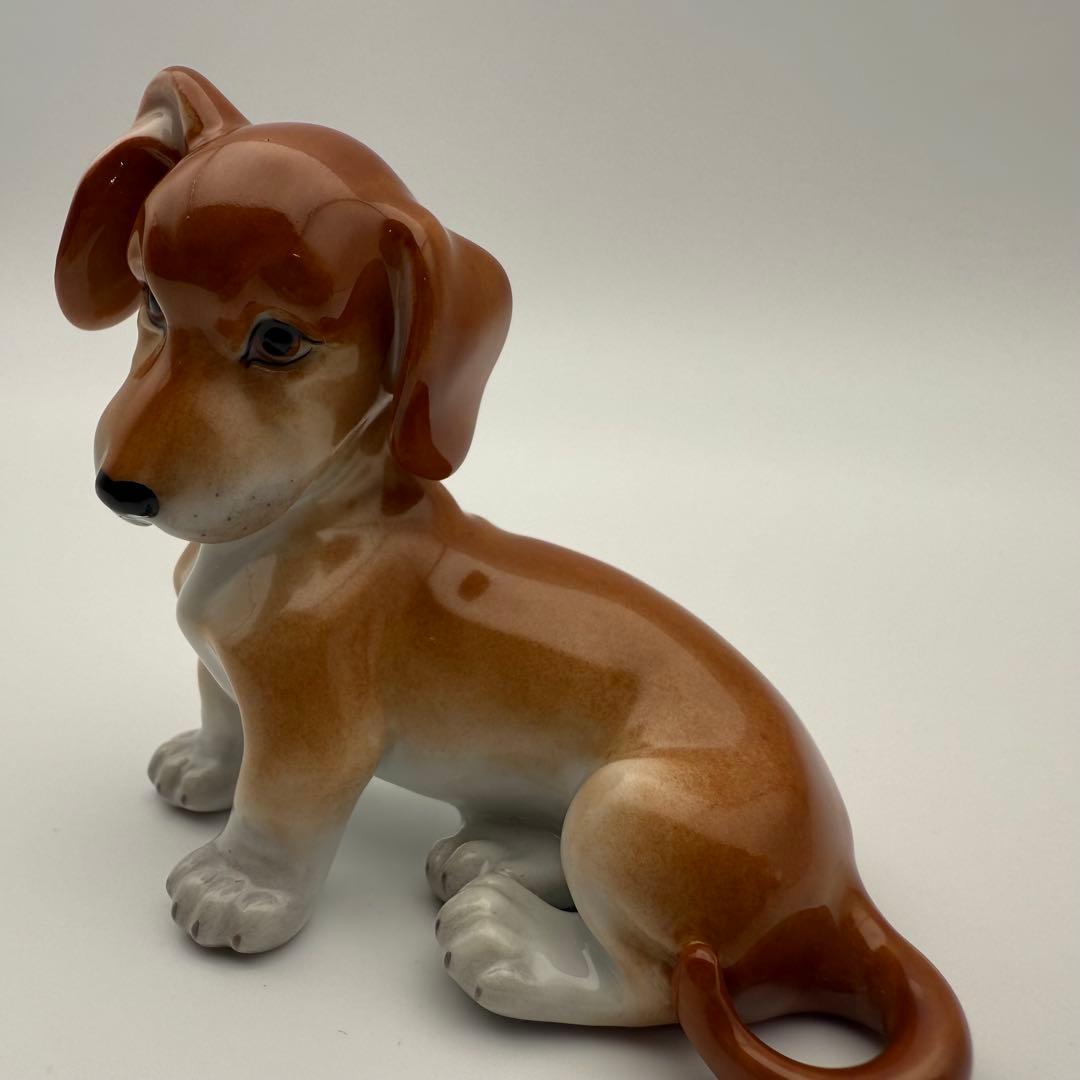 ■美品■ アウガルテン 犬 フィギュリン ダックスフンド