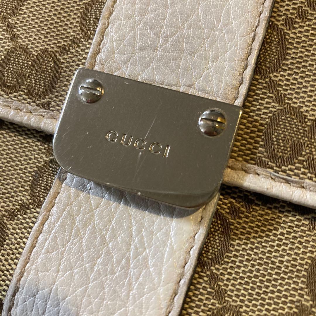 GUCCIグッチ キャンバス 二つ折り 長財布