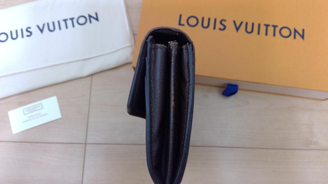 LOUISVUITTON ルイヴィトン 長財布 ポルトフォイユサラ ダミエ