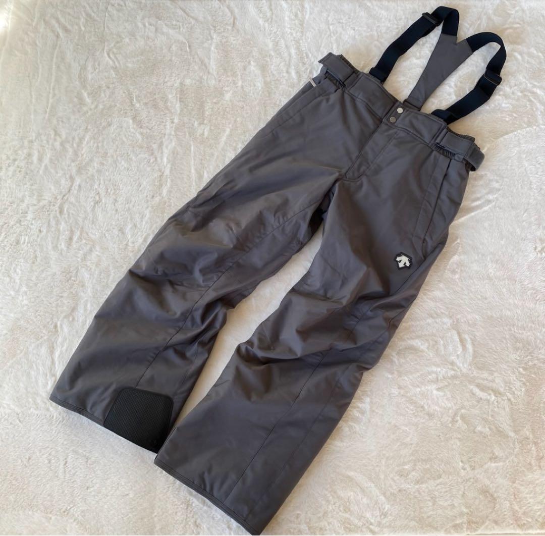 DESCENTE スキーウェア　セットアップ　上下　イエロー　グレー　XL