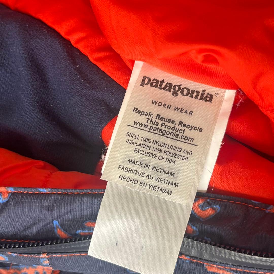 patagonia パタゴニア　キッズ　スキーウェア　5T ネイビー×オレンジ