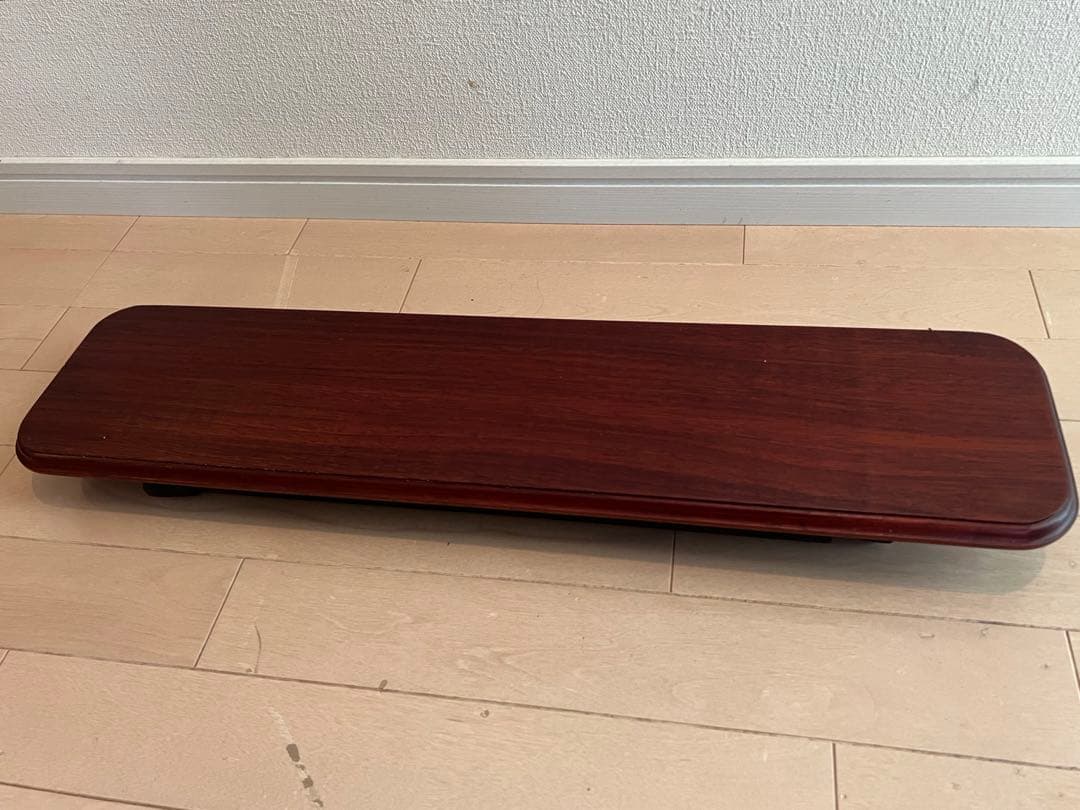 パドック 一枚板サイドテーブル オイルフィニッシュ 蜜蝋ワックス仕上げ