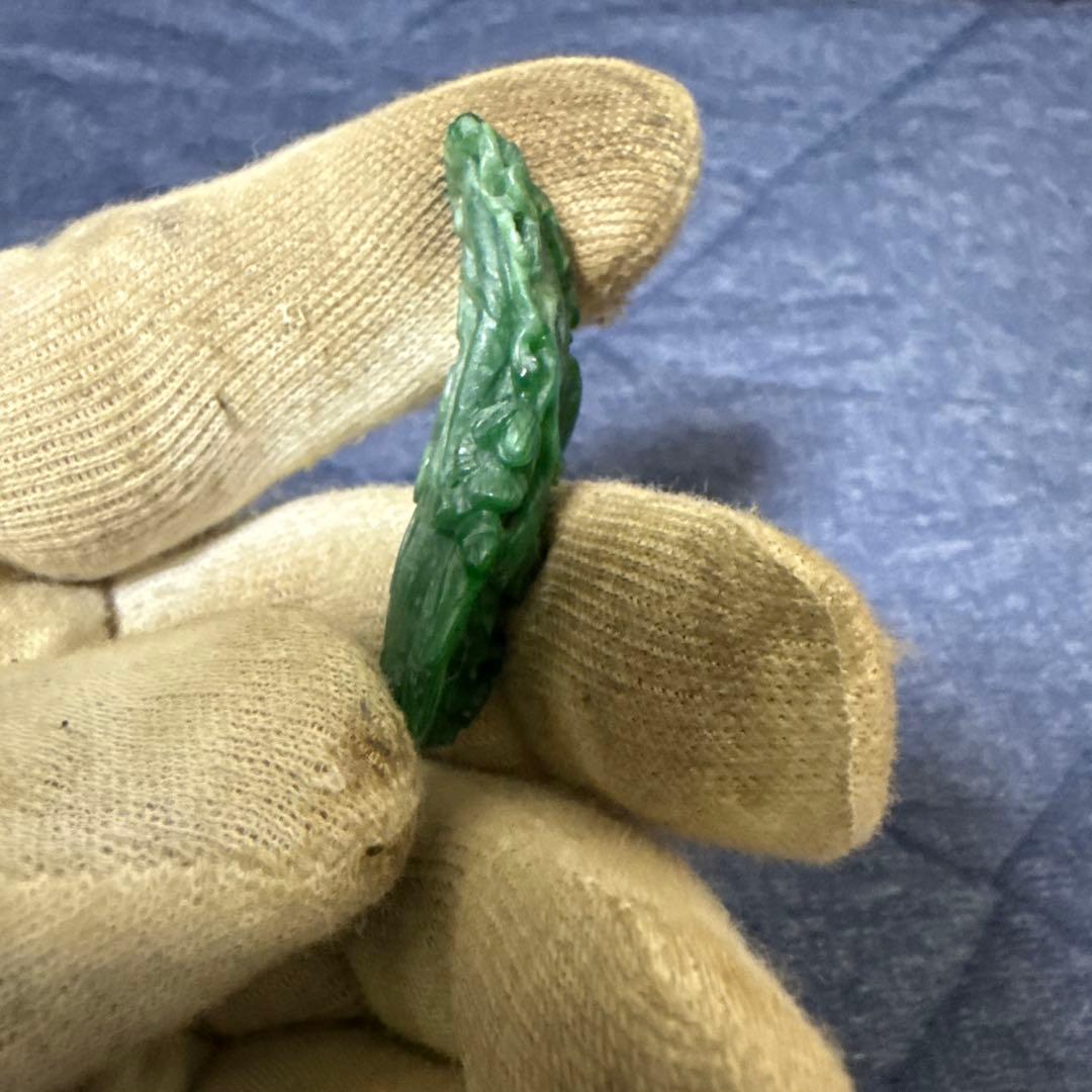 翡翠鏤空雕刻 アクセサリー